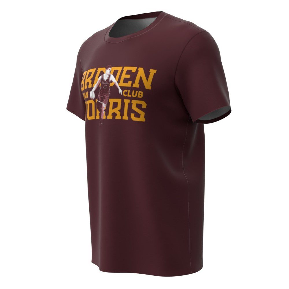 Braden Norris Fan Club T-Shirt Side Maroon