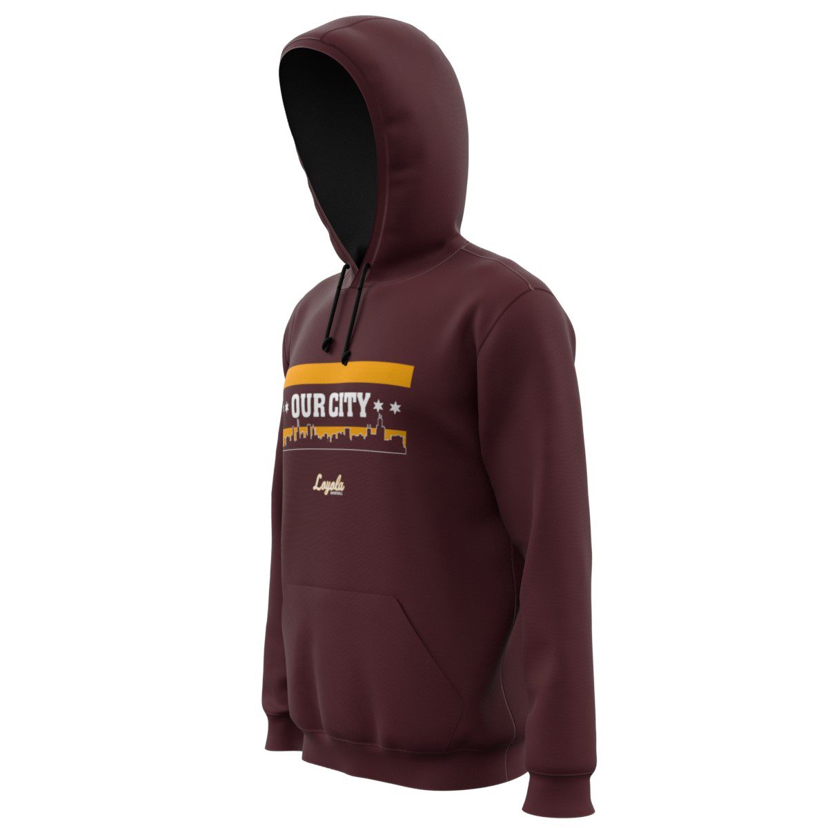 Loyola Our City Hoodie Side