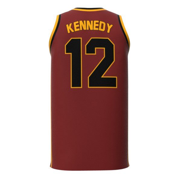 Marquise Kennedy Loyola Replica Maroon Jersey Back