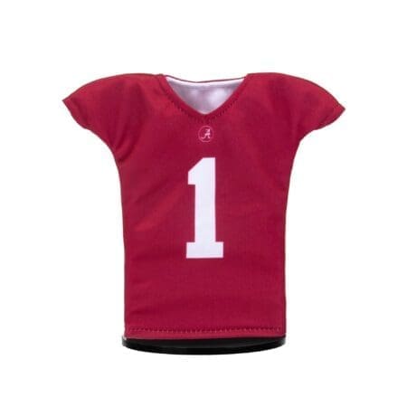 Alabama Football #1 Miniature Jersey Red