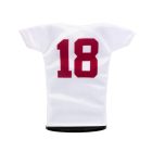 Alabama Football #18 Miniature Jersey White Back