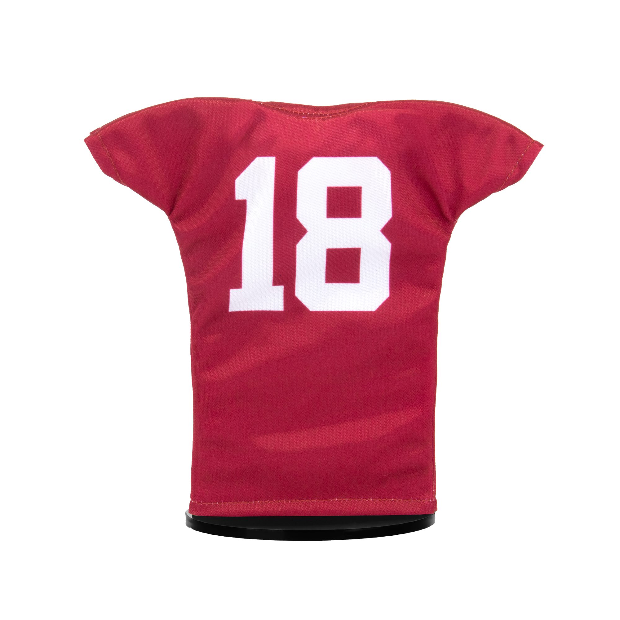 Alabama Football #18 Miniature Red Jersey Back