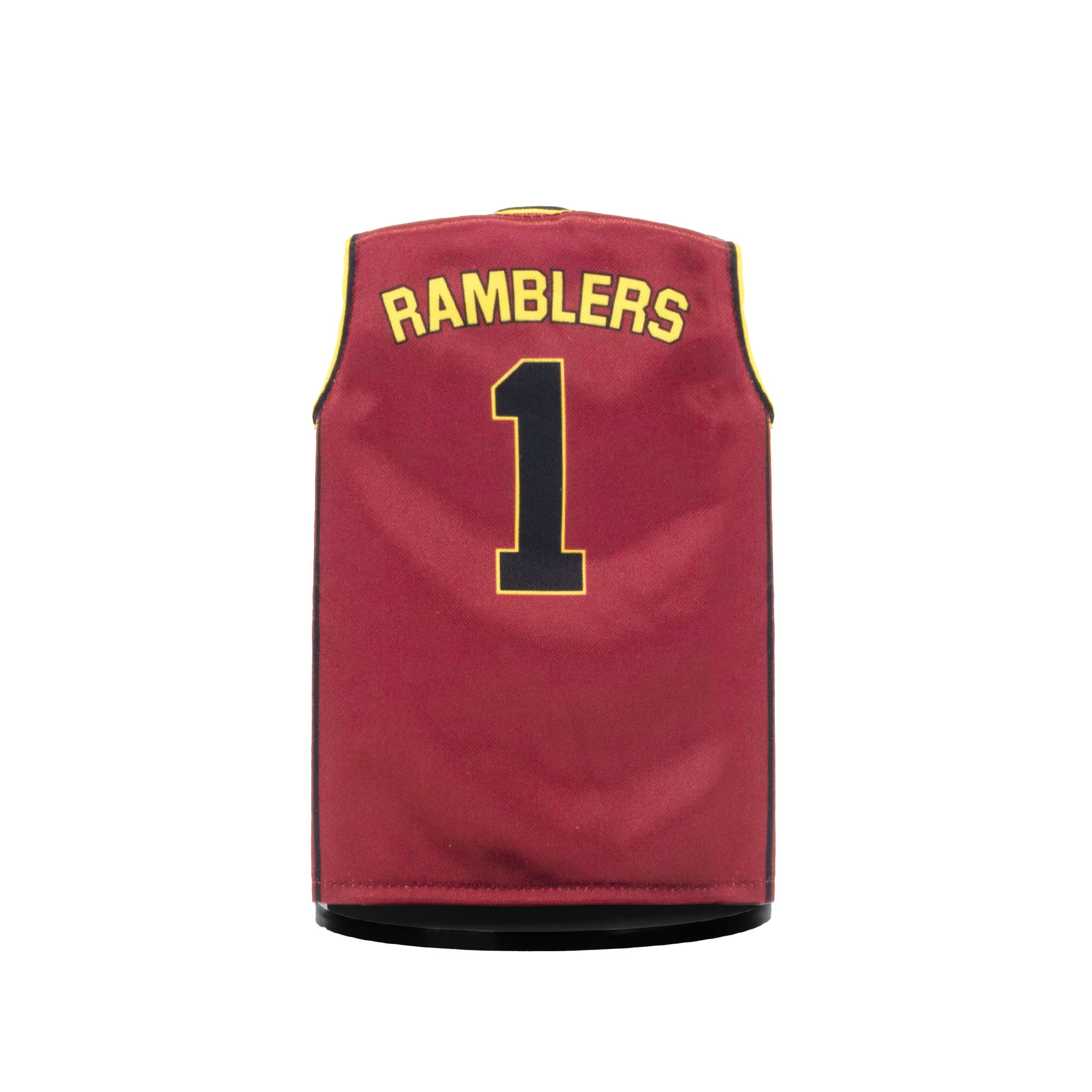Loyola Basketball Miniature Jersey Back Maroon