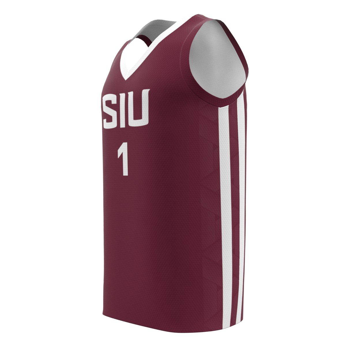 Marcus Domask SIU Replica Maroon Jersey Side