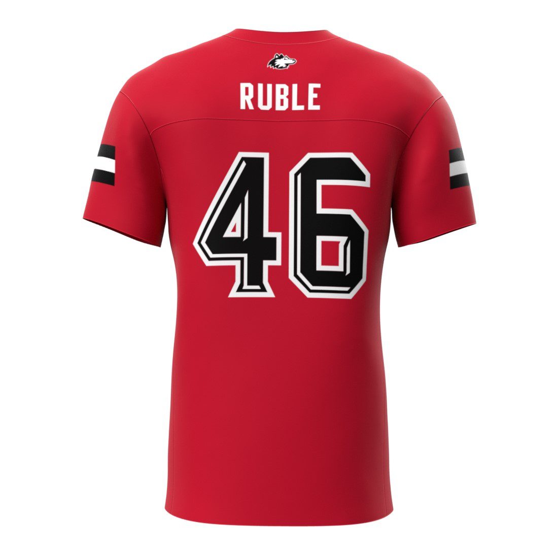 Nathan Ruble NIU Replica Red Jersey Back