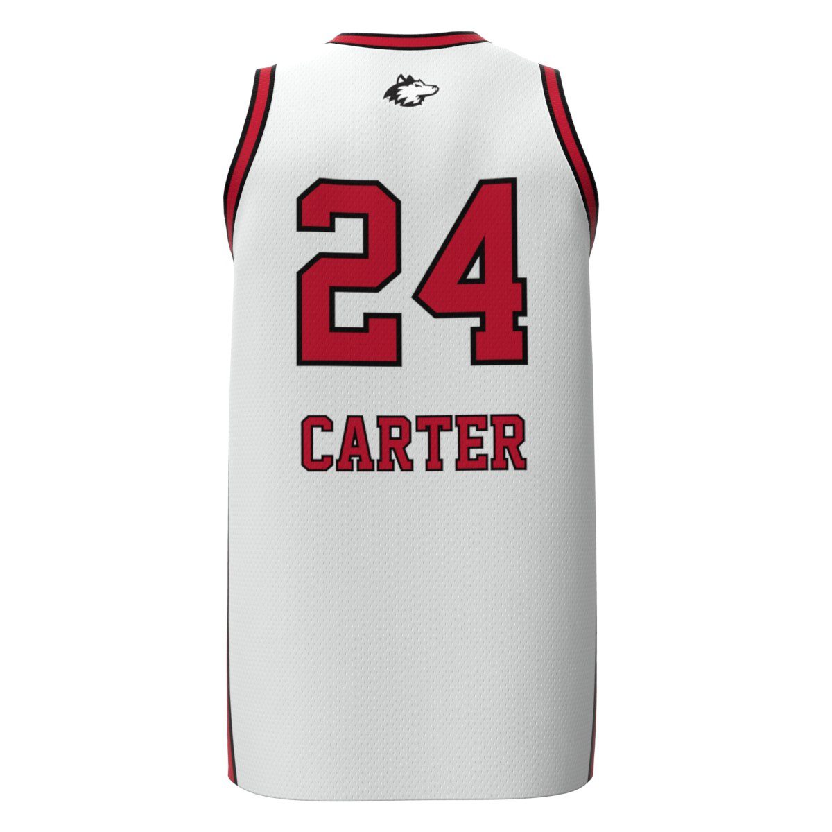 Emma Carter NIU Replica Red Jersey Back