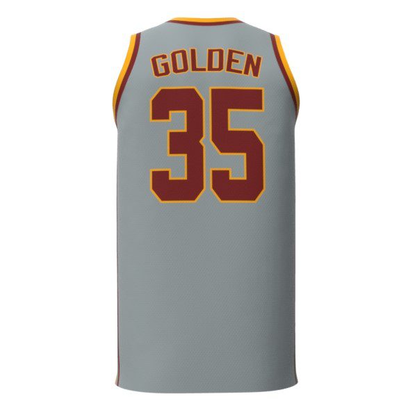Bryce Golden Loyola Replica Grey Jersey Back