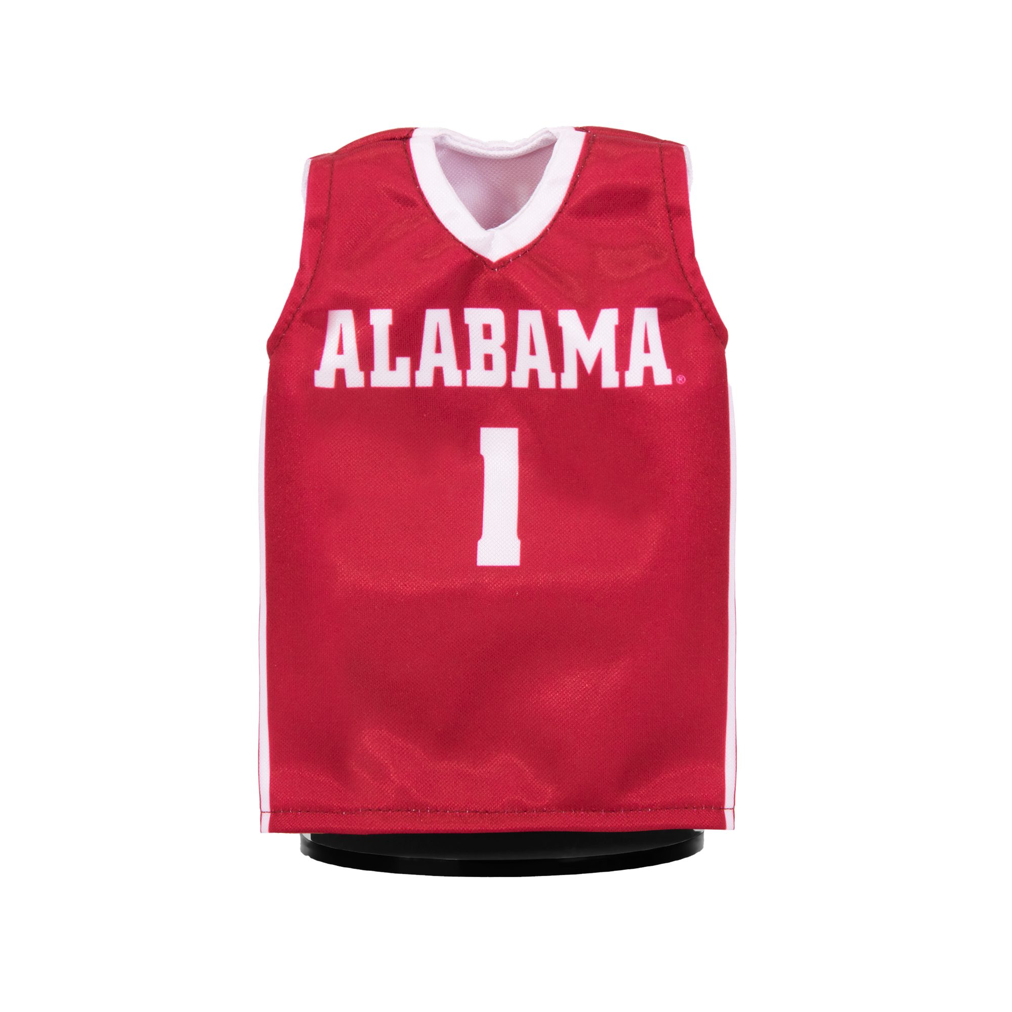 Alabama Basketball #1 Roll Tide MiniJerzey Crimson Front