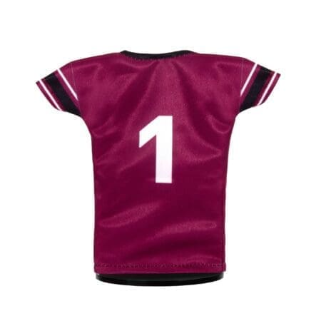 SIU Salukis Football #1 Miniature Sports Jersey Back