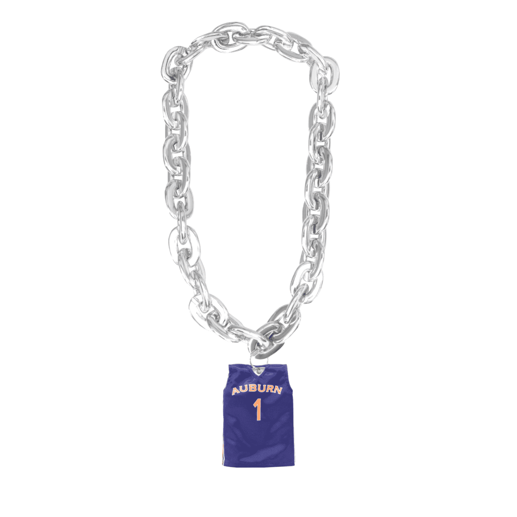 Auburn Fan Chain Basketball Blue