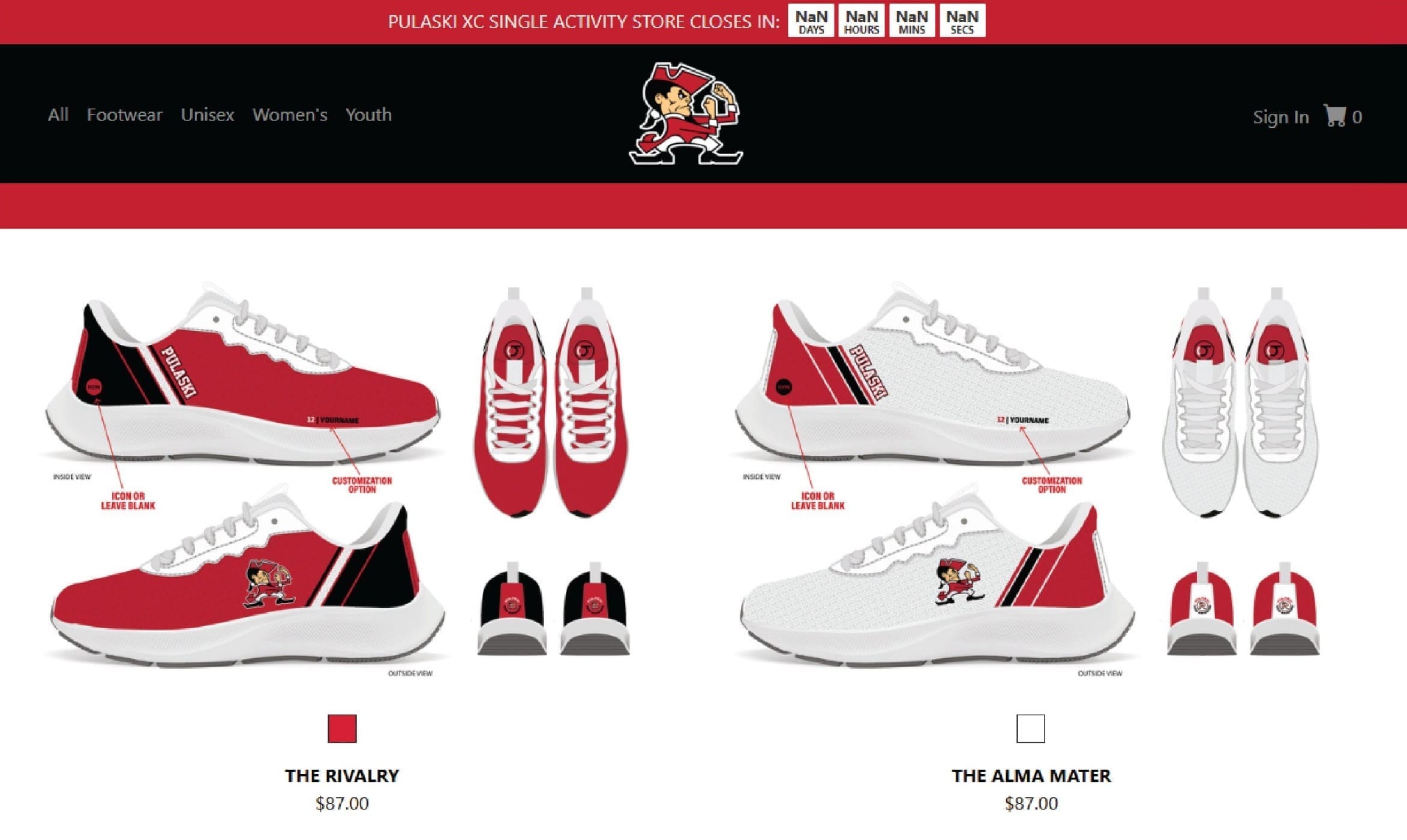 MiniJerzeys Custom Footwear Online Store